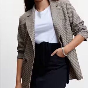 Check blazer, mango, never worn!